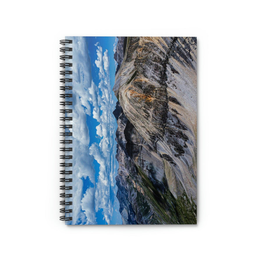 Imogene Pass From the Air - Spiral Ruled Line Notebook - Visiting This World