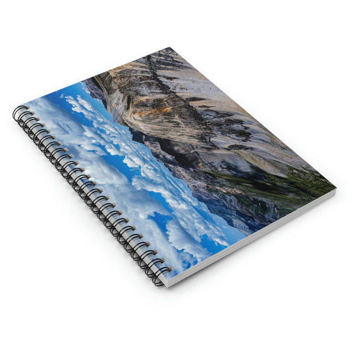 Imogene Pass From the Air - Spiral Ruled Line Notebook - Visiting This World