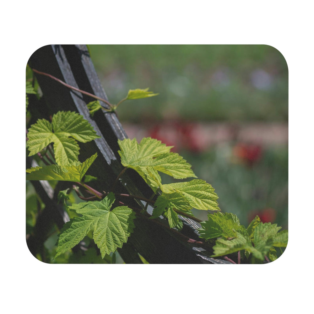 Ivy-Covered Fence - Mouse Pad (Rectangle) - Visiting This World