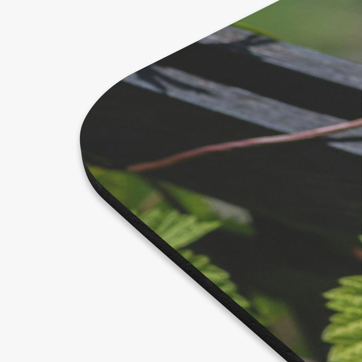 Ivy-Covered Fence - Mouse Pad (Rectangle) - Visiting This World