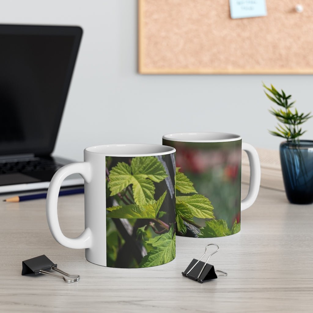 Ivy-Covered Fence - Mug 11oz - Visiting This World