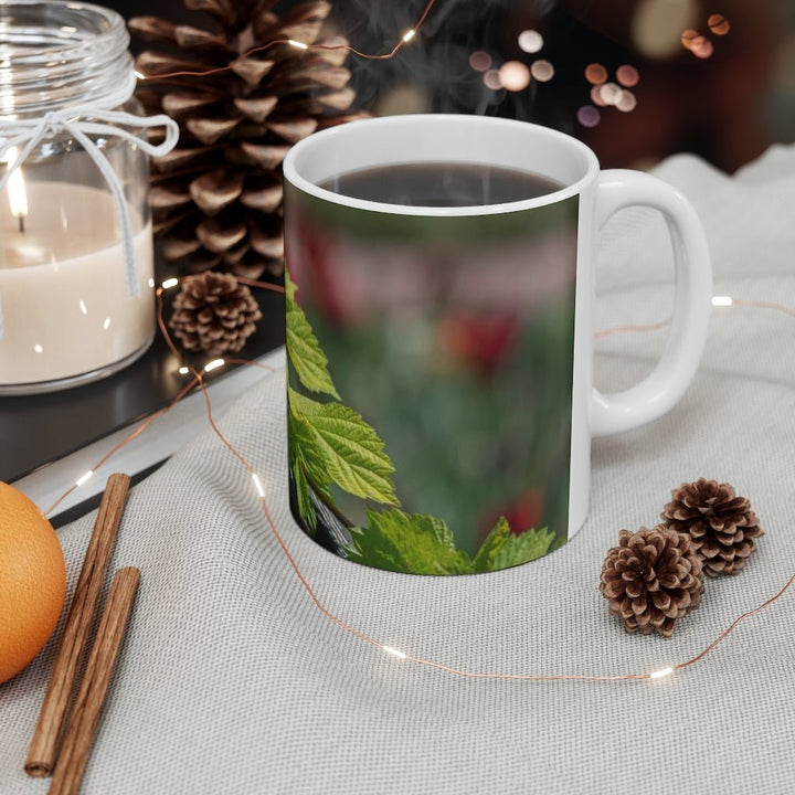 Ivy-Covered Fence - Mug 11oz - Visiting This World