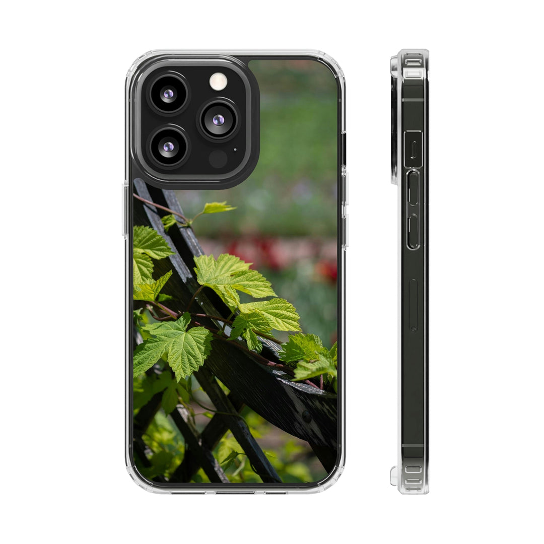 Ivy-Covered Fence - Phone Case Featuring Photography Art - Visiting This World