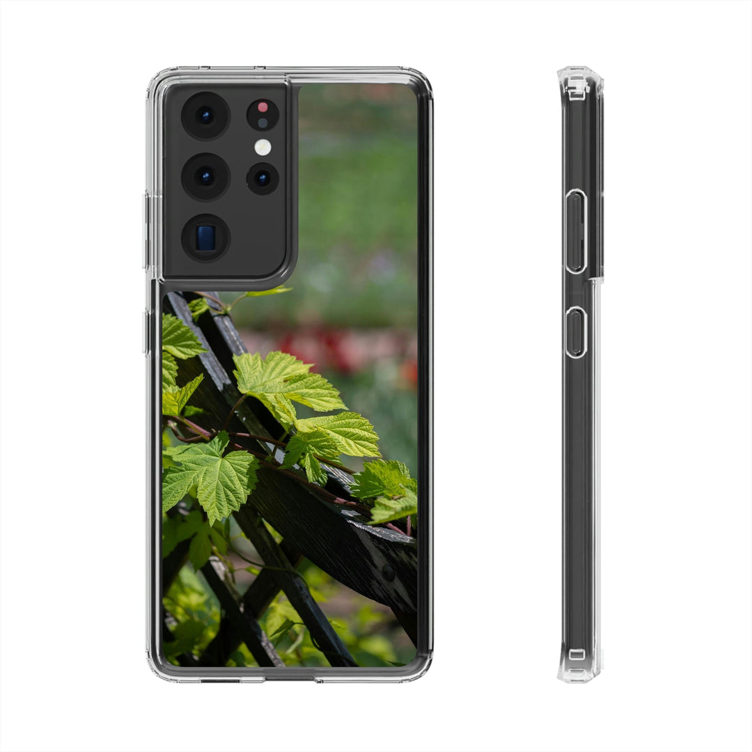 Ivy-Covered Fence - Phone Case Featuring Photography Art - Visiting This World