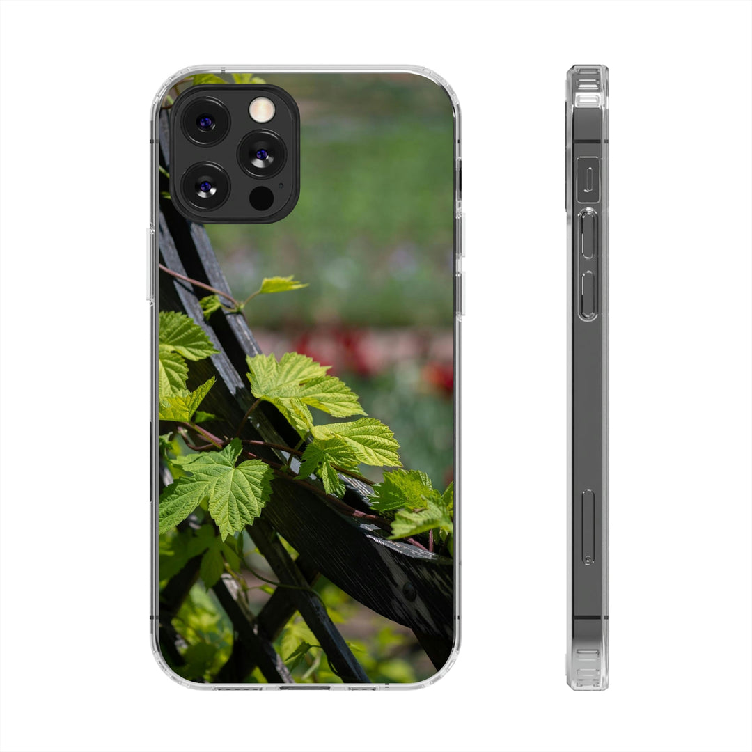 Ivy-Covered Fence - Phone Case Featuring Photography Art - Visiting This World