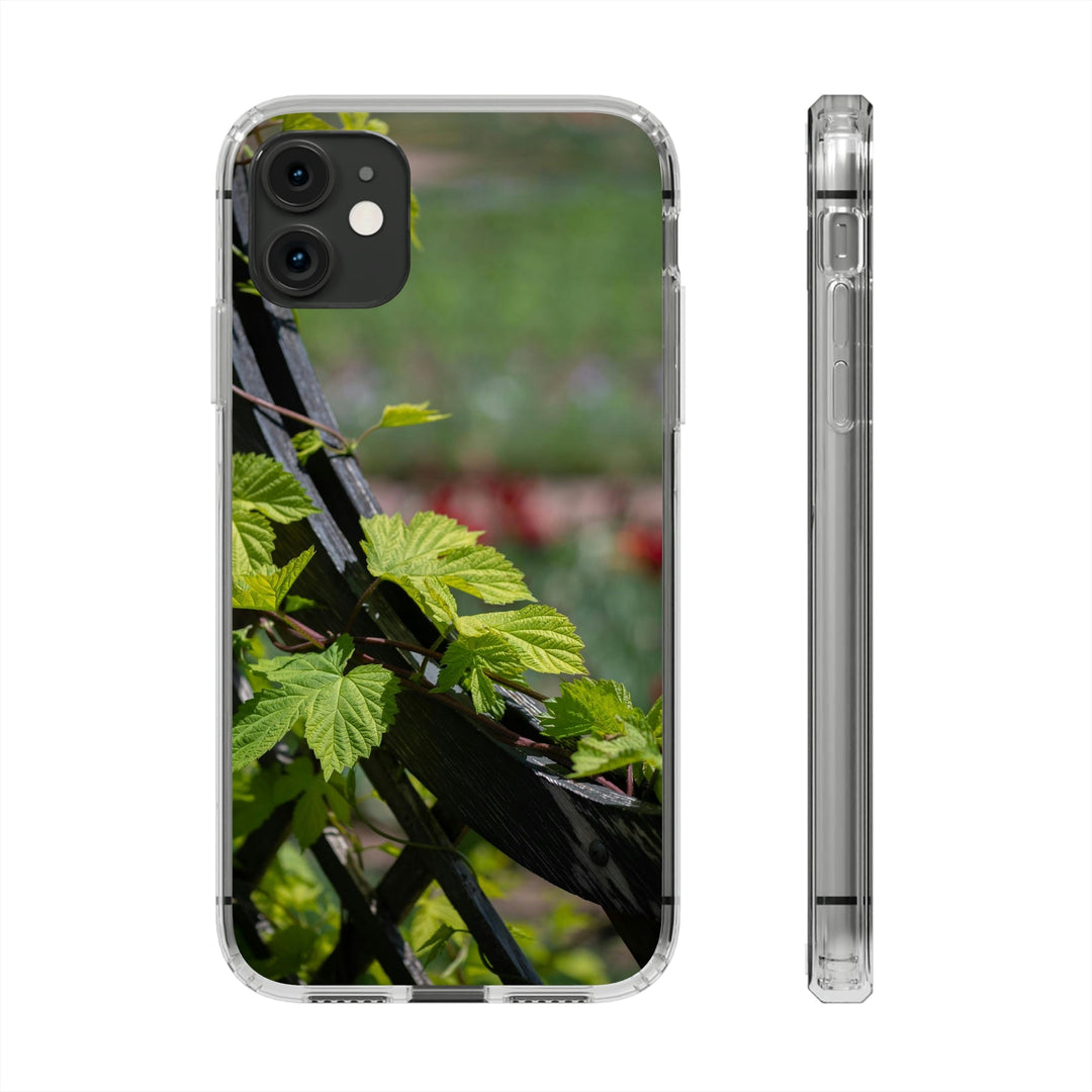 Ivy-Covered Fence - Phone Case Featuring Photography Art - Visiting This World