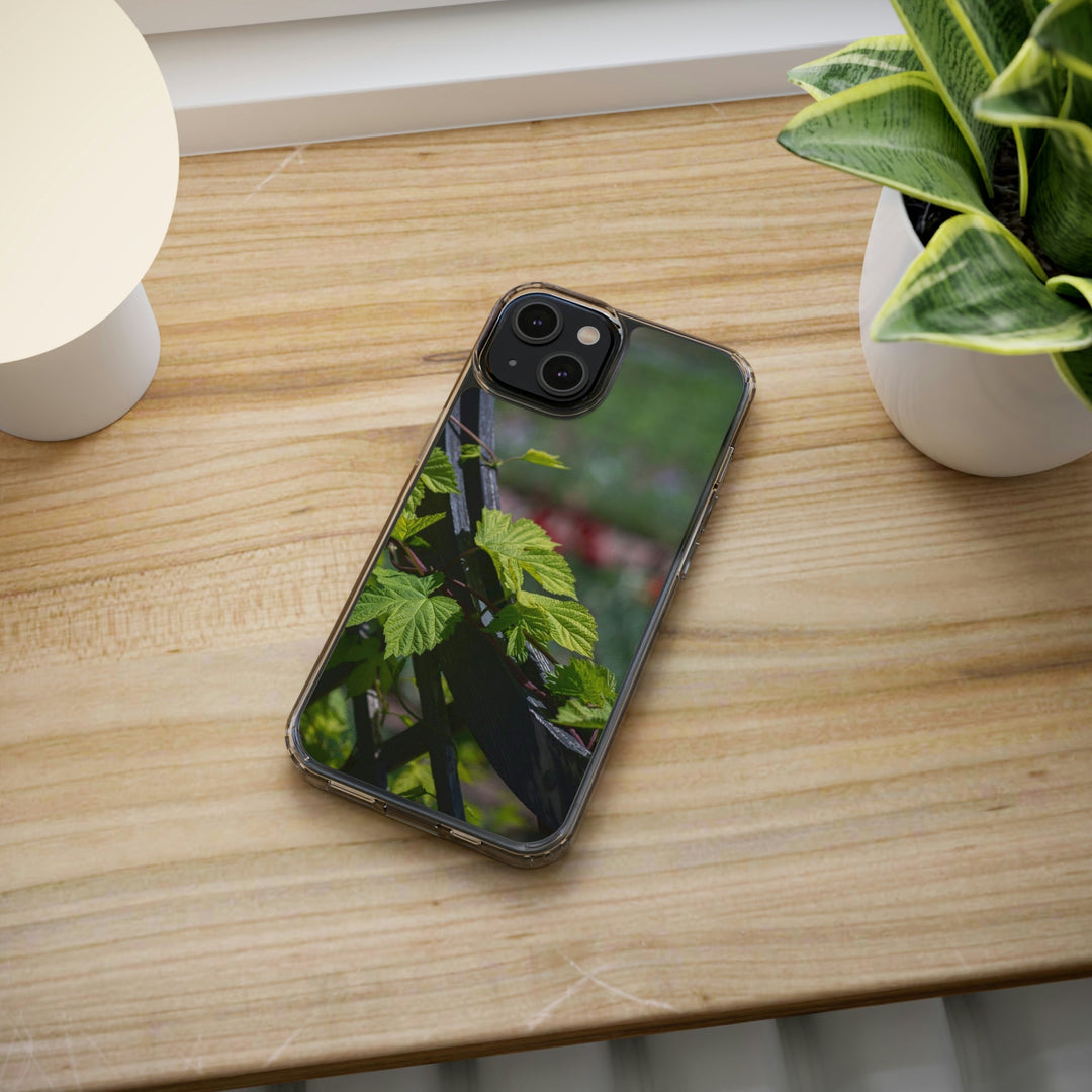 Ivy-Covered Fence - Phone Case Featuring Photography Art - Visiting This World