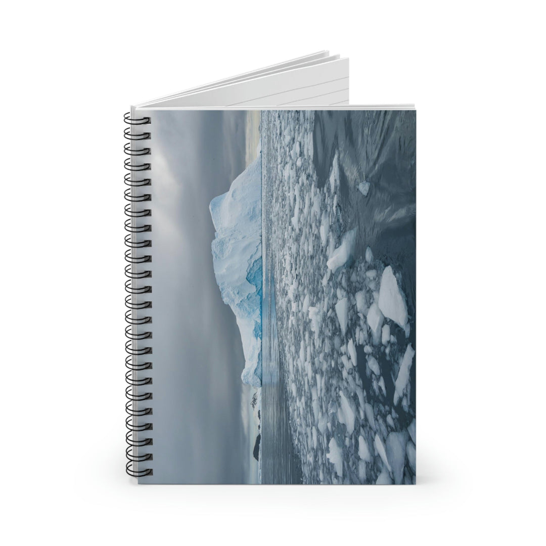 Lane of Ice - Spiral Ruled Line Notebook - Visiting This World