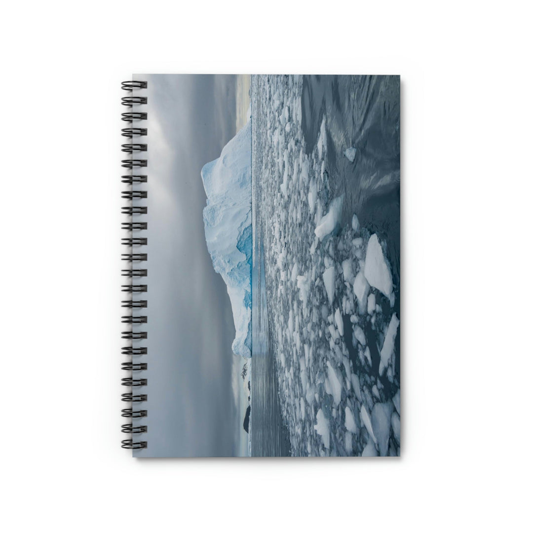 Lane of Ice - Spiral Ruled Line Notebook - Visiting This World