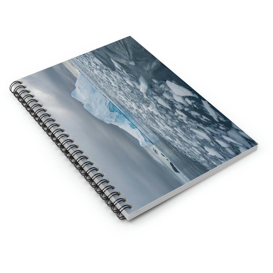 Lane of Ice - Spiral Ruled Line Notebook - Visiting This World