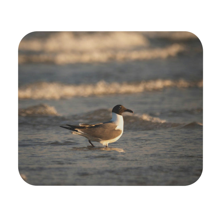 Laughing Gull in the Surf - Mouse Pad (Rectangle) - Visiting This World