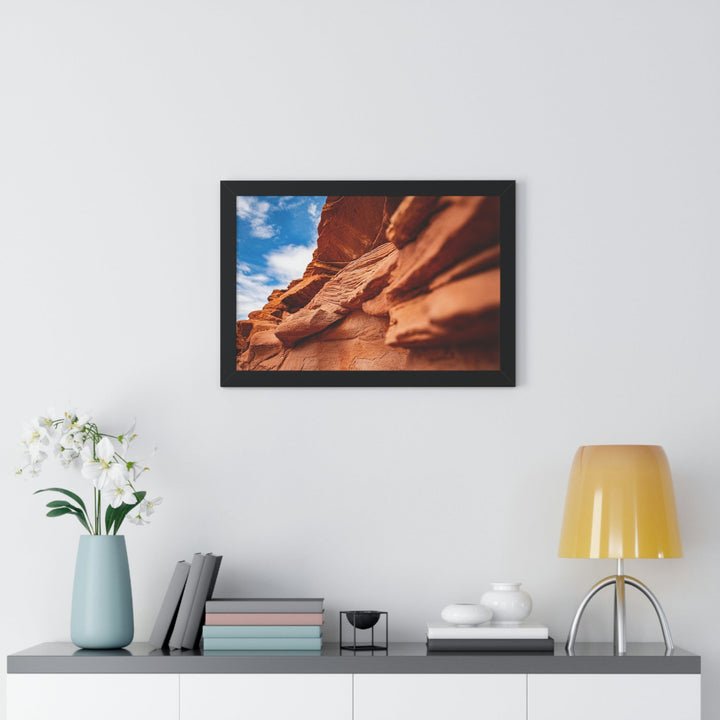 Layers of Rock - Framed Print - Visiting This World