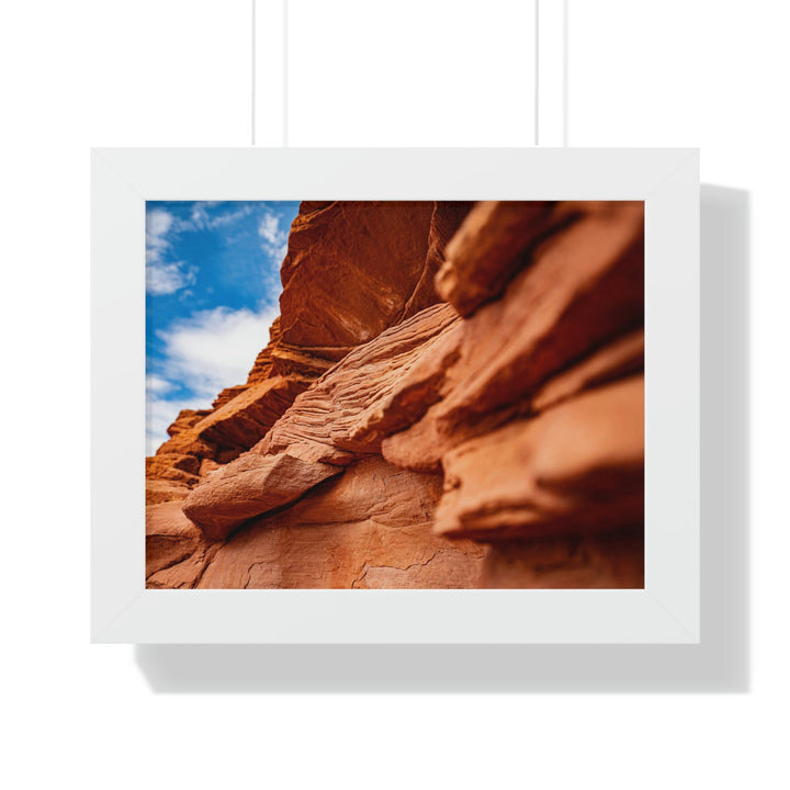 Layers of Rock - Framed Print - Visiting This World