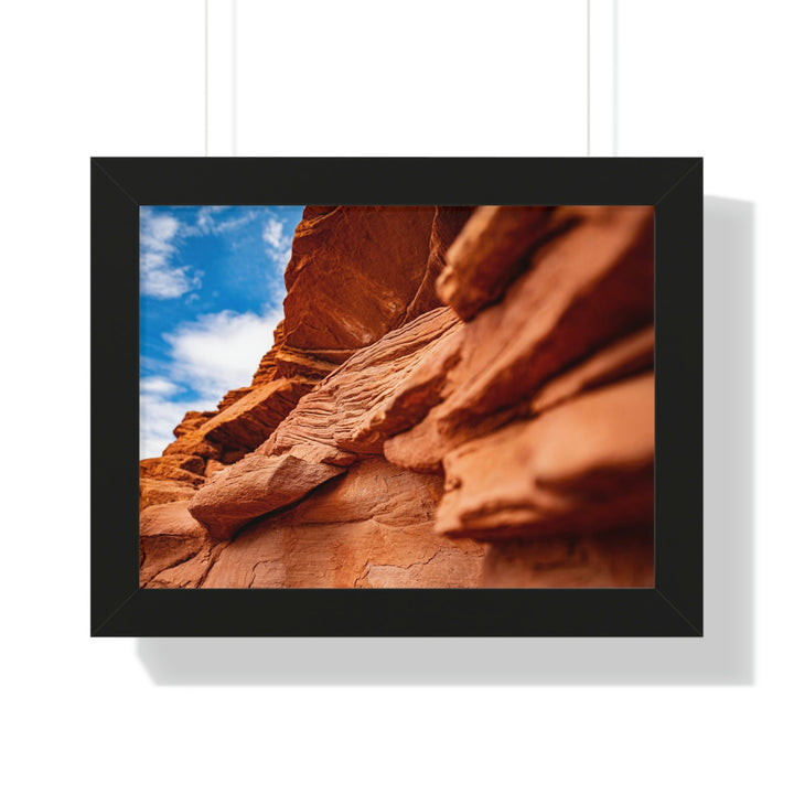 Layers of Rock - Framed Print - Visiting This World