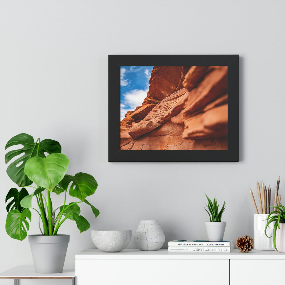 Layers of Rock - Framed Print - Visiting This World