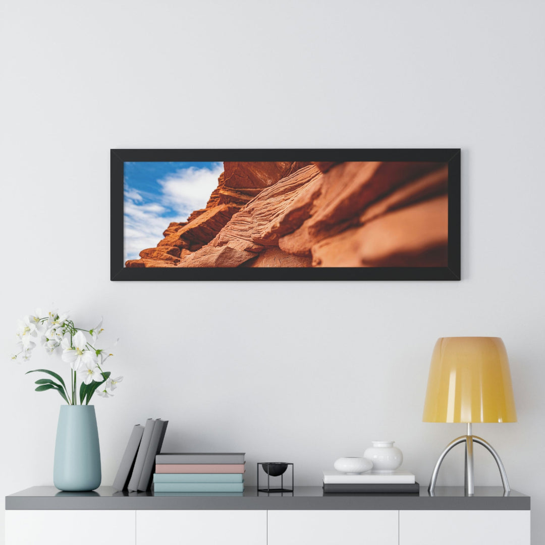 Layers of Rock - Framed Print - Visiting This World