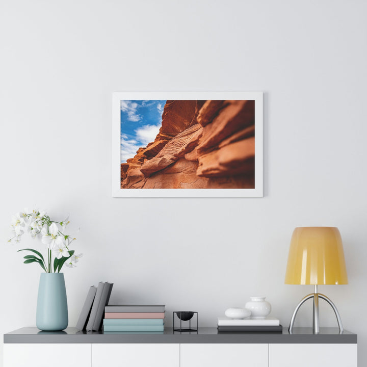 Layers of Rock - Framed Print - Visiting This World