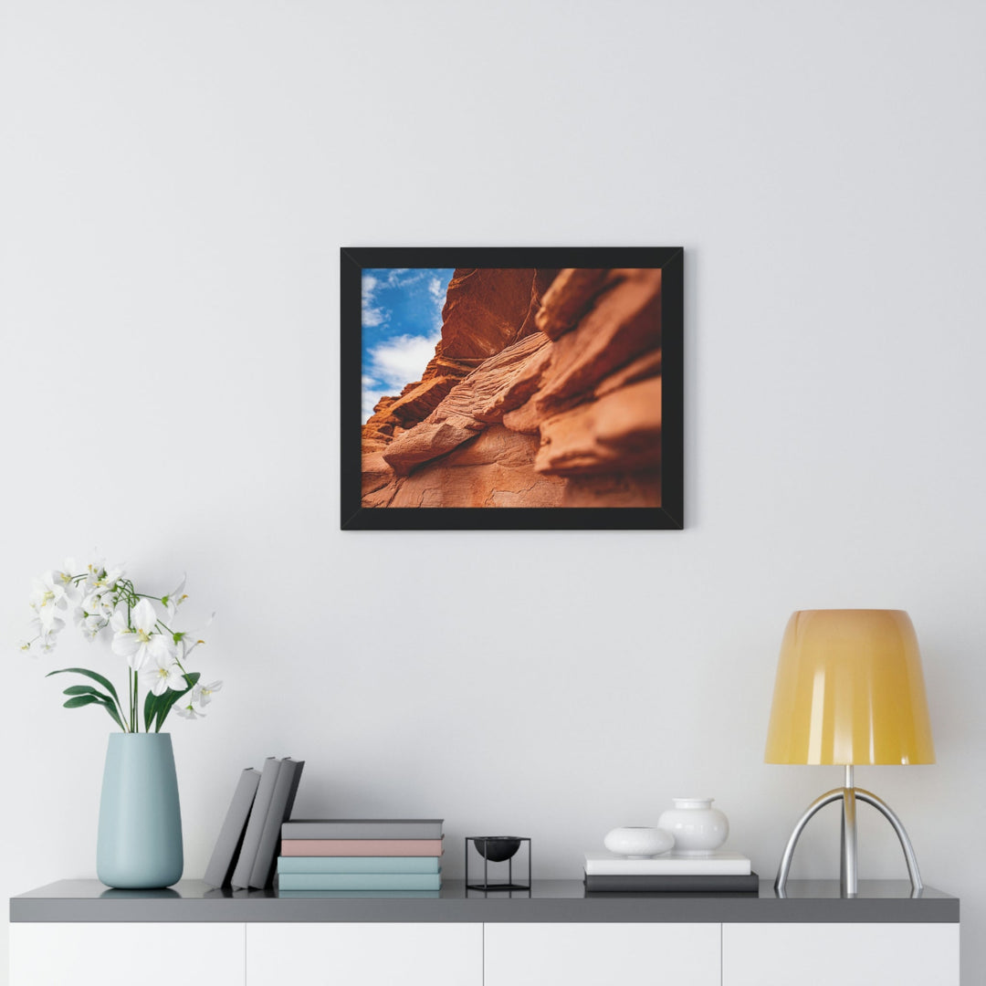 Layers of Rock - Framed Print - Visiting This World