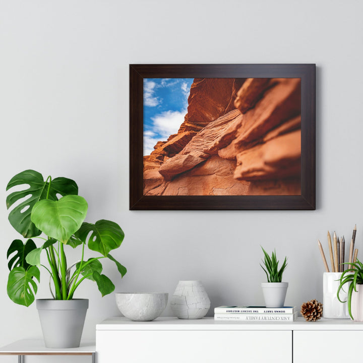 Layers of Rock - Framed Print - Visiting This World