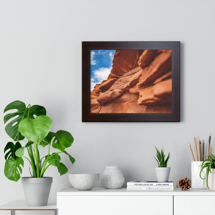 Layers of Rock - Framed Print - Visiting This World