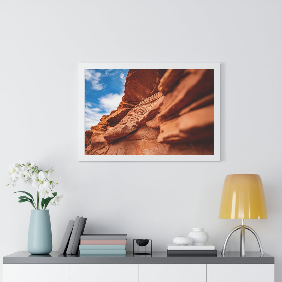 Layers of Rock - Framed Print - Visiting This World