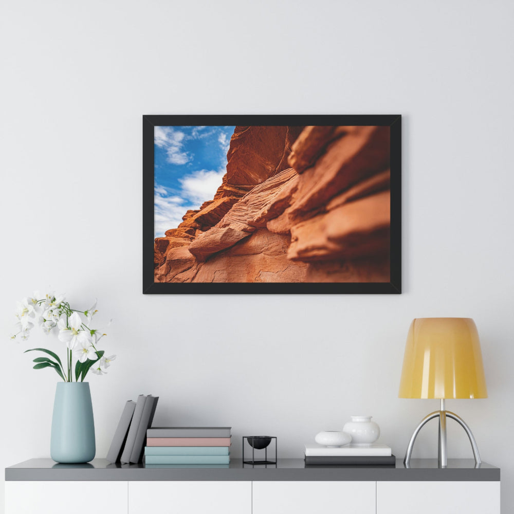 Layers of Rock - Framed Print - Visiting This World