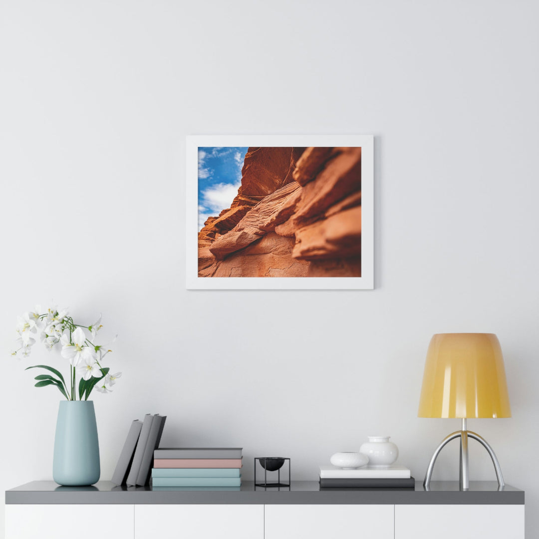 Layers of Rock - Framed Print - Visiting This World