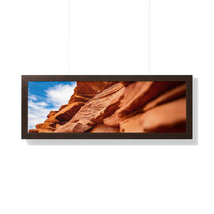 Layers of Rock - Framed Print - Visiting This World