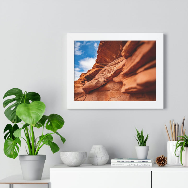 Layers of Rock - Framed Print - Visiting This World