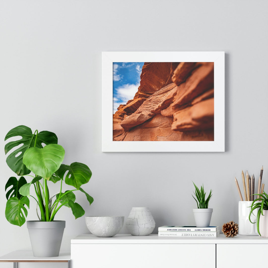 Layers of Rock - Framed Print - Visiting This World