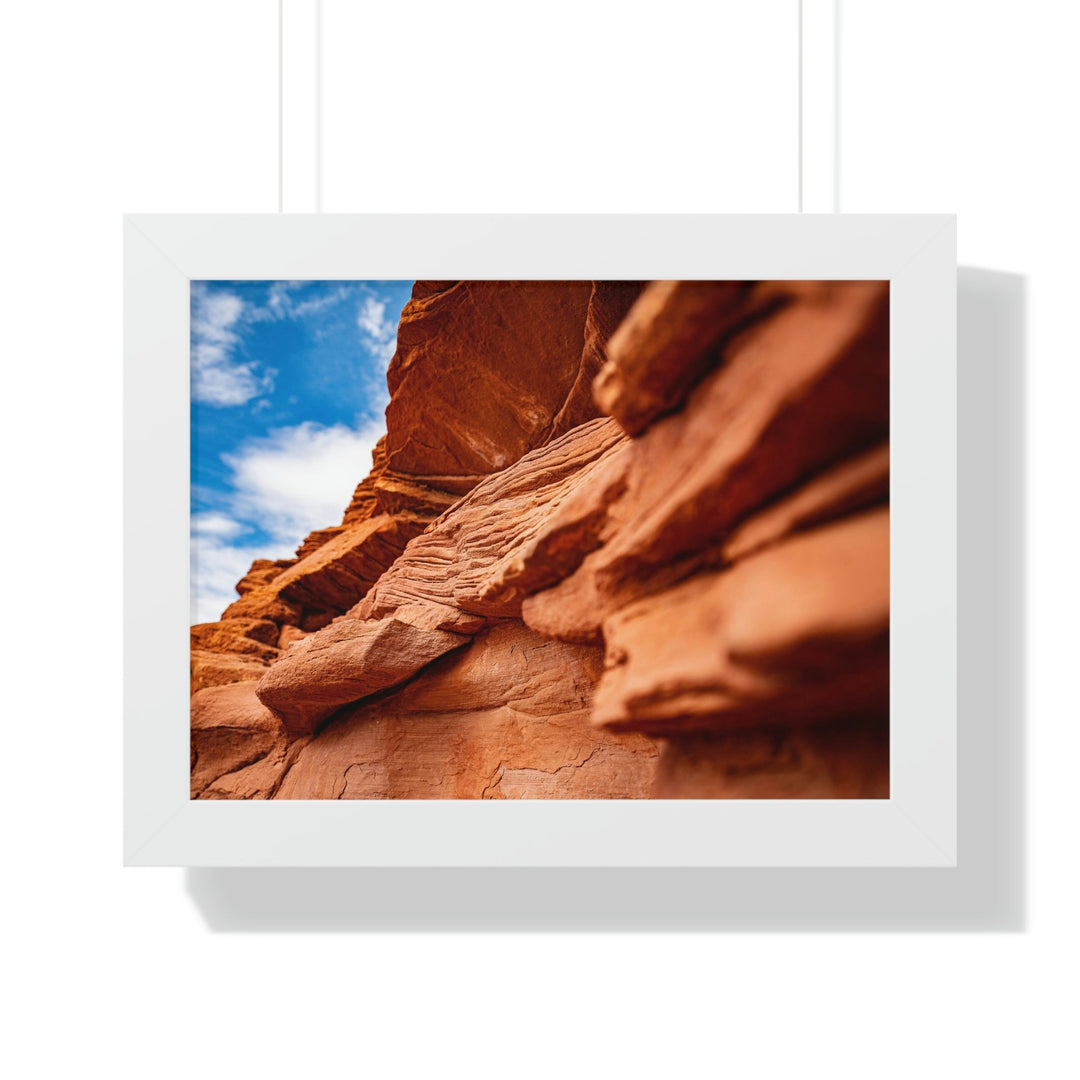 Layers of Rock - Framed Print - Visiting This World