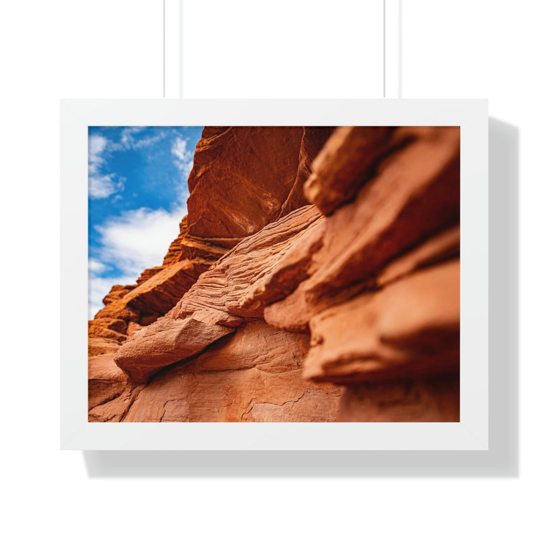 Layers of Rock - Framed Print - Visiting This World