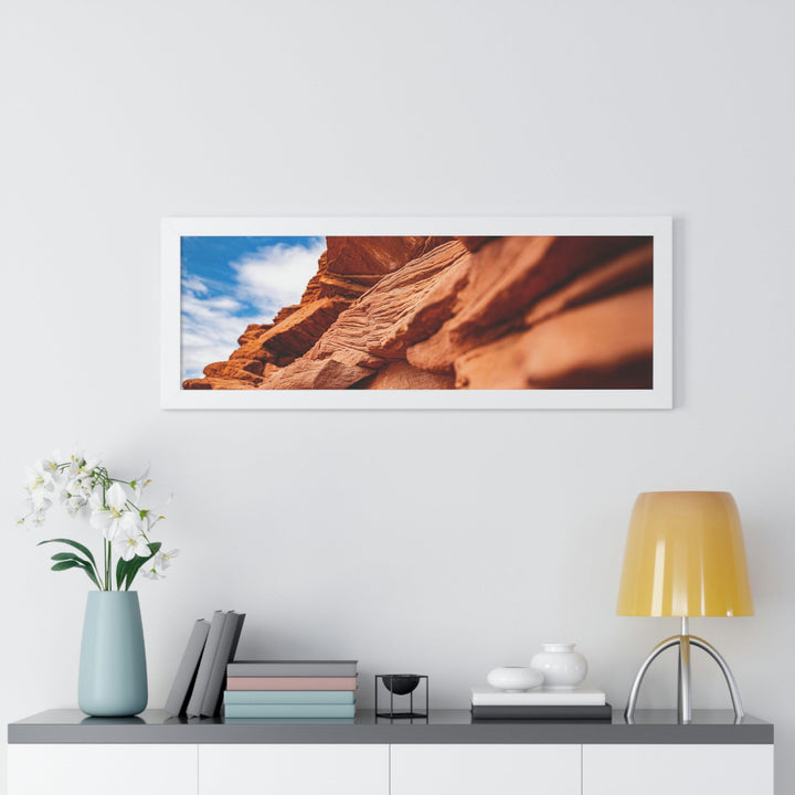 Layers of Rock - Framed Print - Visiting This World