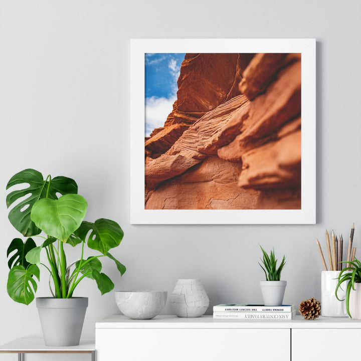 Layers of Rock - Framed Print - Visiting This World