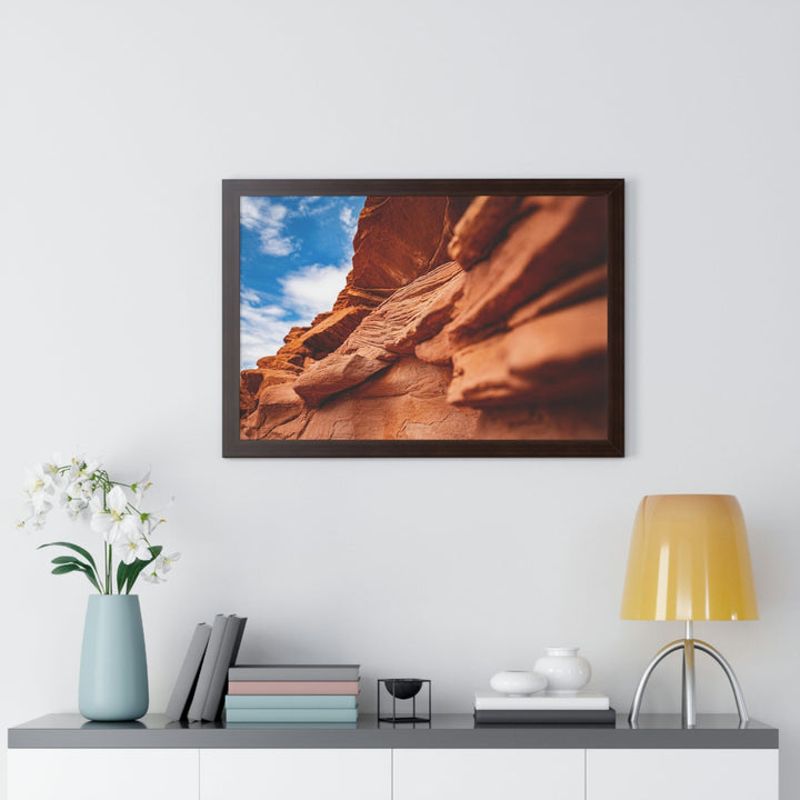 Layers of Rock - Framed Print - Visiting This World