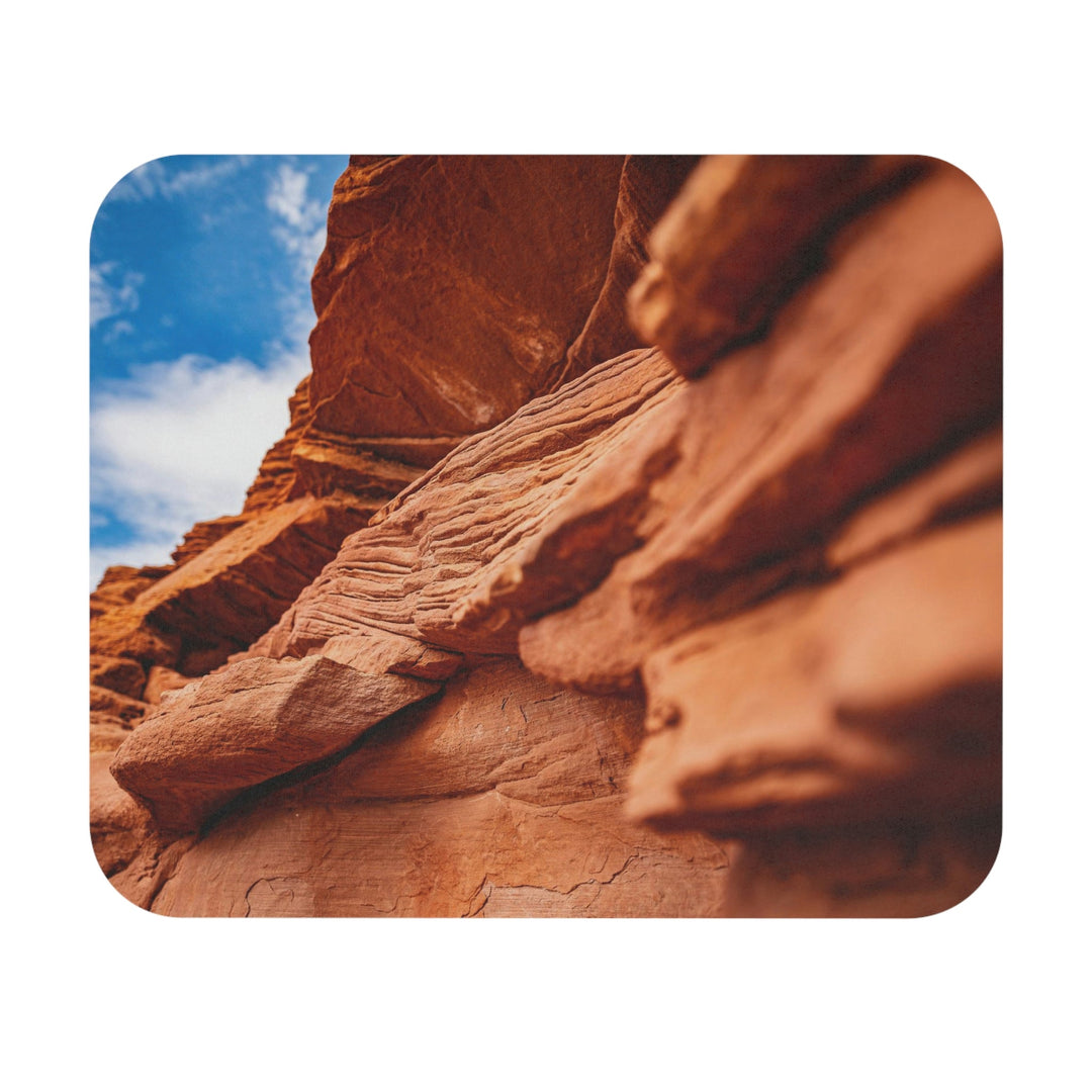 Layers of Rock - Mouse Pad (Rectangle) - Visiting This World