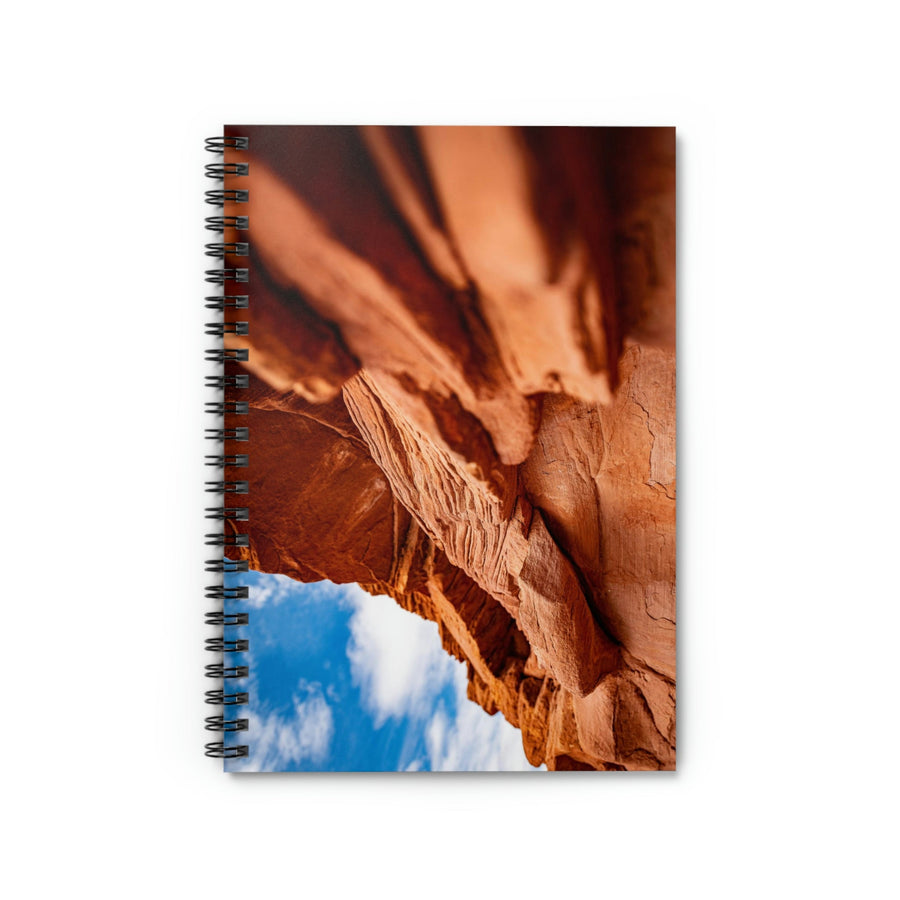 Layers of Rock - Spiral Ruled Line Notebook - Visiting This World