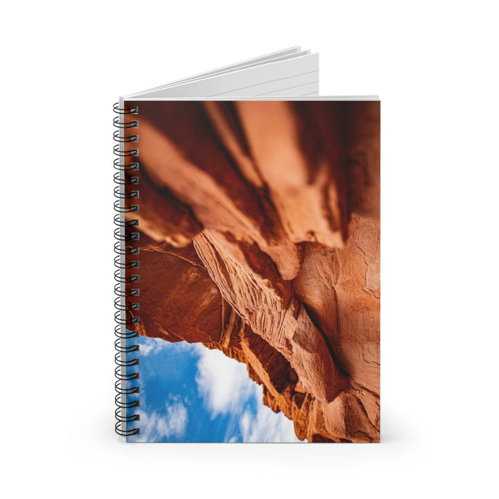 Layers of Rock - Spiral Ruled Line Notebook - Visiting This World