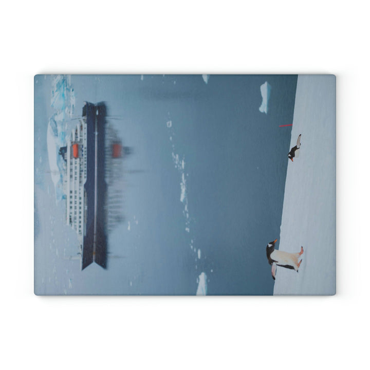 Leaping Journey - Glass Cutting Board - Visiting This World