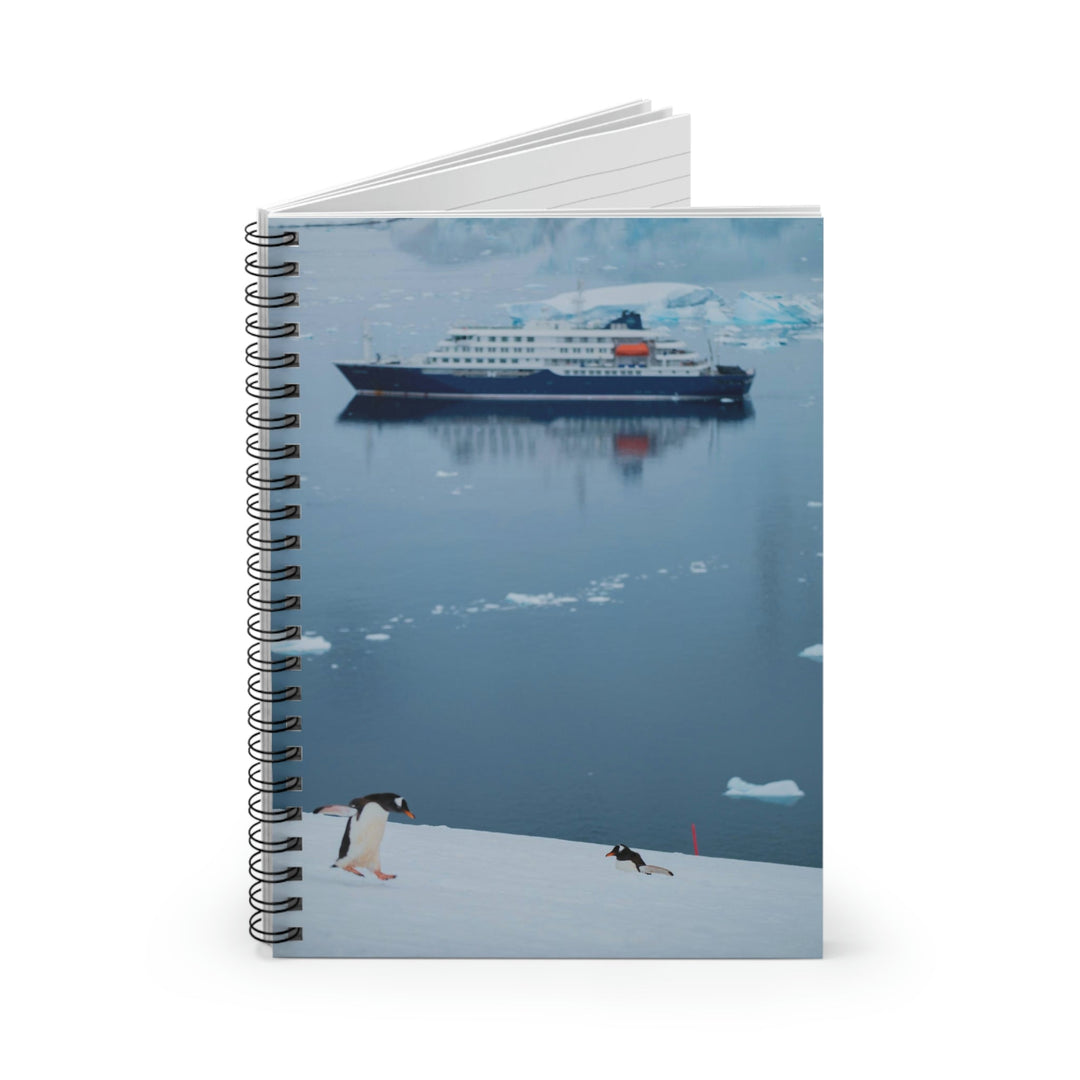 Leaping Journey - Spiral Ruled Line Notebook - Visiting This World