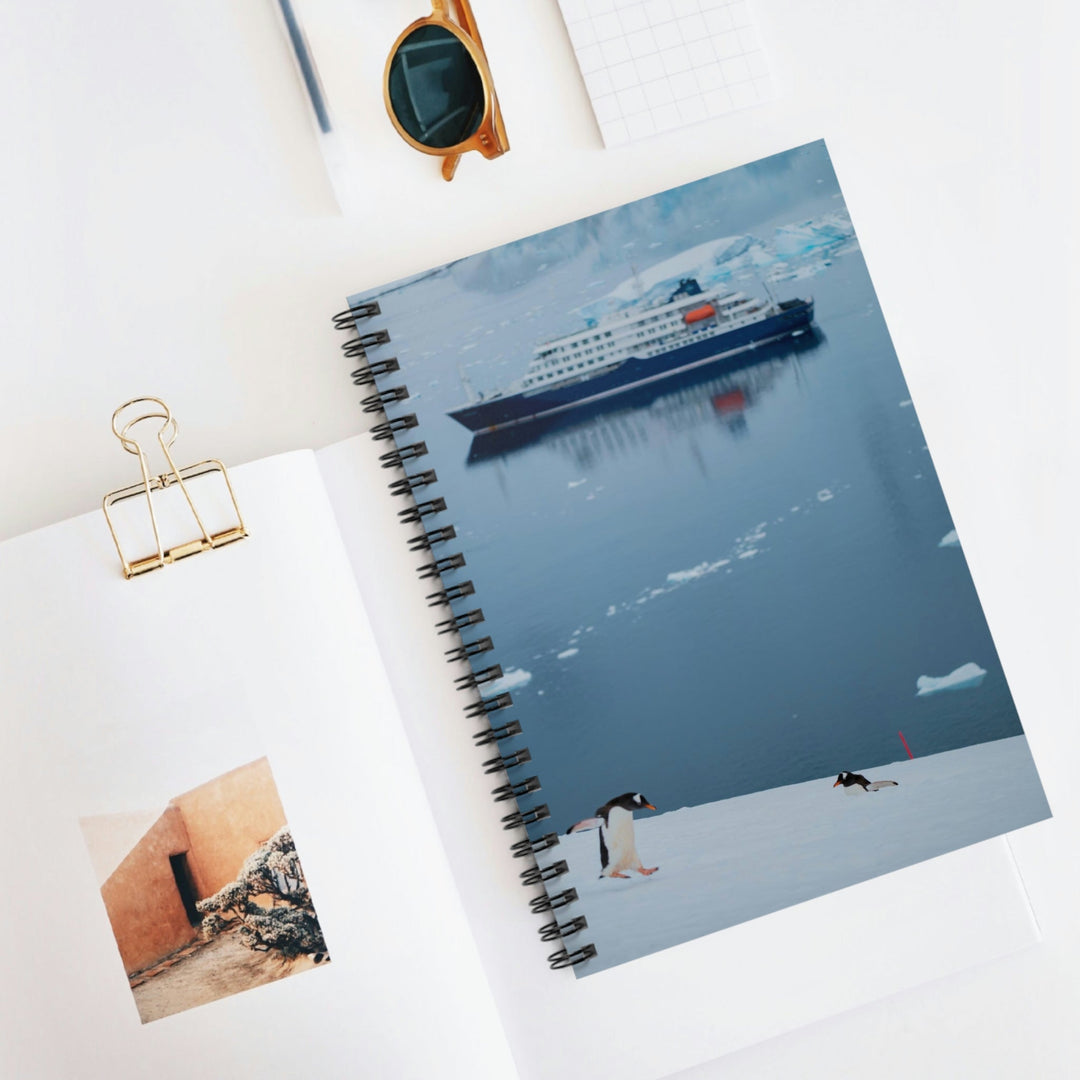 Leaping Journey - Spiral Ruled Line Notebook - Visiting This World