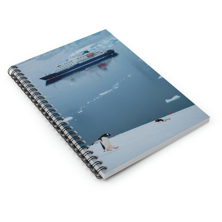 Leaping Journey - Spiral Ruled Line Notebook - Visiting This World