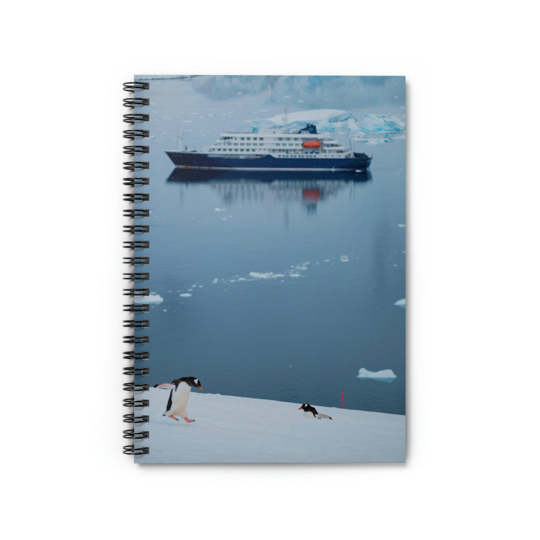 Leaping Journey - Spiral Ruled Line Notebook - Visiting This World