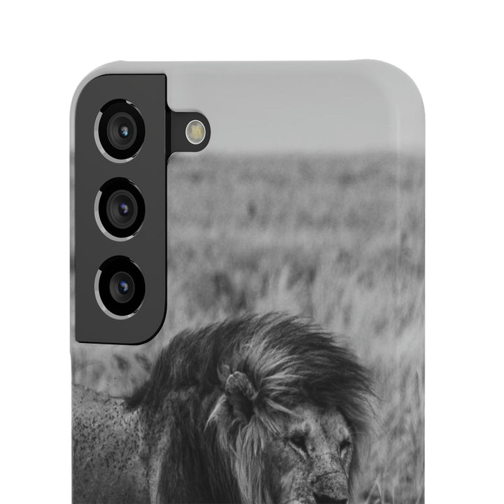 Mating Lions in Black and White - Phone Case - Visiting This World