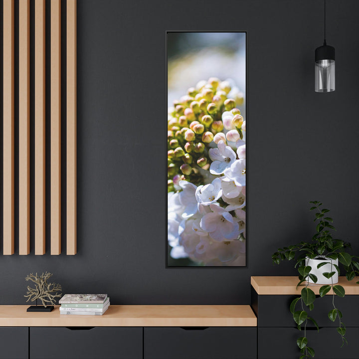 Mid-Bloom - Canvas with Frame - Visiting This World