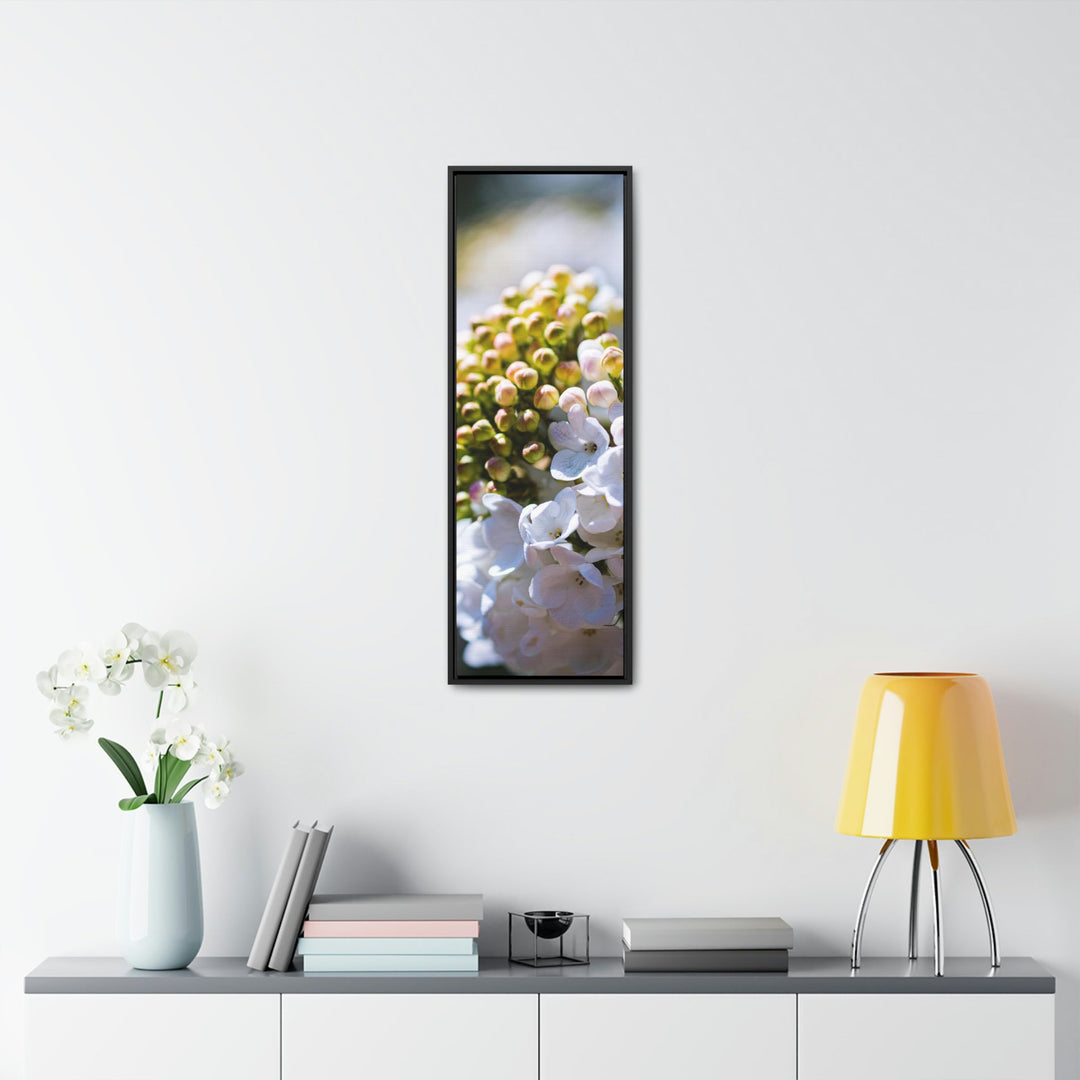 Mid-Bloom - Canvas with Frame - Visiting This World