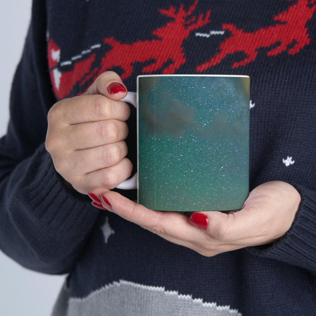 Milky Way Through the Clouds Part 1 - Ceramic Mug 11oz - Visiting This World