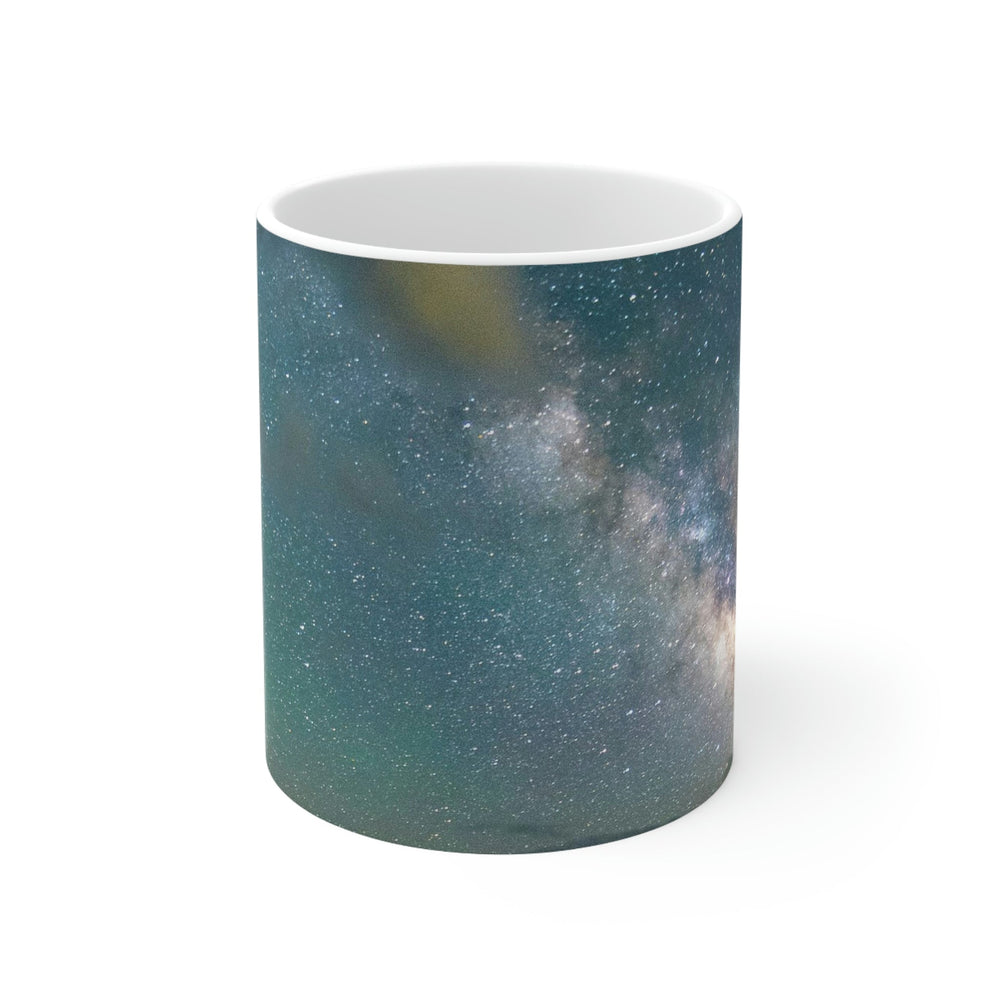 Milky Way Through the Clouds Part 1 - Ceramic Mug 11oz - Visiting This World