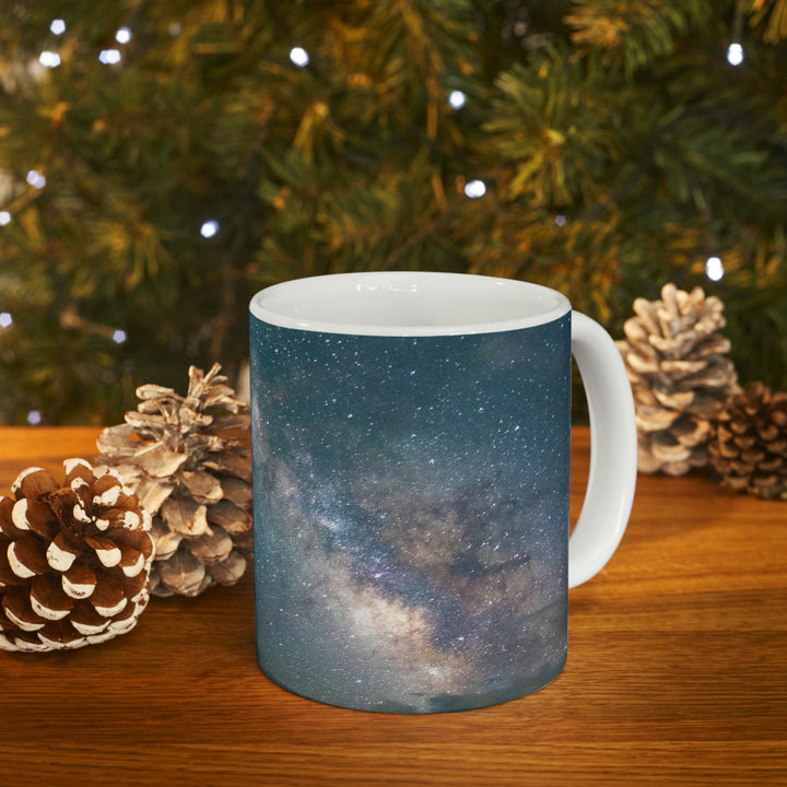 Milky Way Through the Clouds Part 1 - Ceramic Mug 11oz - Visiting This World