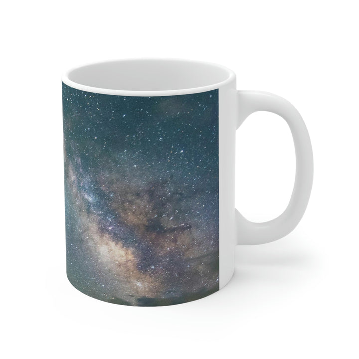 Milky Way Through the Clouds Part 1 - Ceramic Mug 11oz - Visiting This World